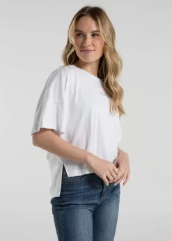 French Connection White 2-Pack Cotton Printed Short Sleeve T-Shirts