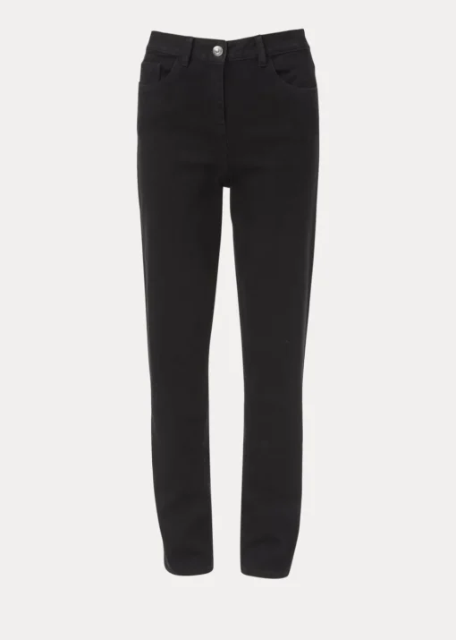 Grace Black Straight Fit Jeans