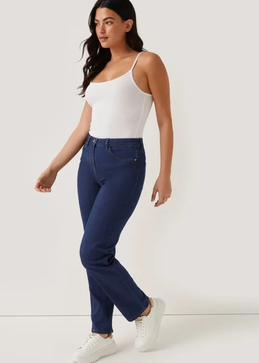 Grace Dark Wash Straight Fit Jeans