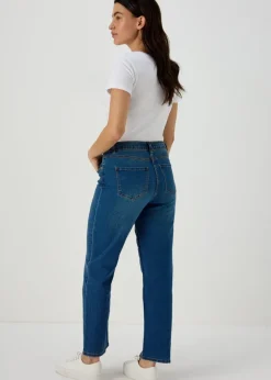 Grace Mid Wash Straight Leg Jeans
