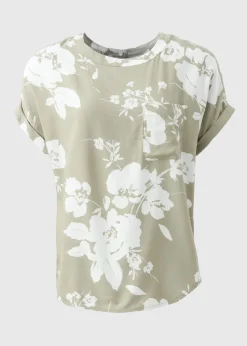 Green Floral Pocket Box Top