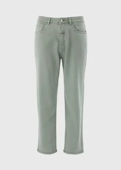 Green Mom Jeans