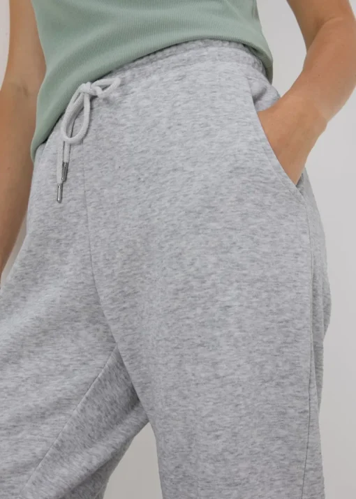 Grey Wide Leg Jogging Bottoms