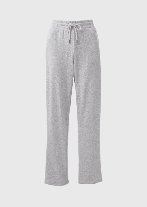 Grey Wide Leg Jogging Bottoms