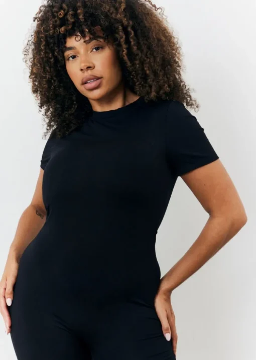 In The Style Black Jumpsuit