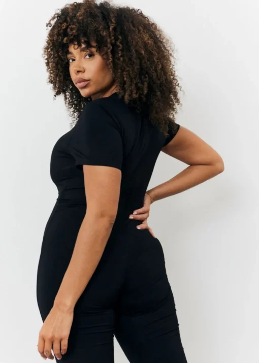 In The Style Black Jumpsuit