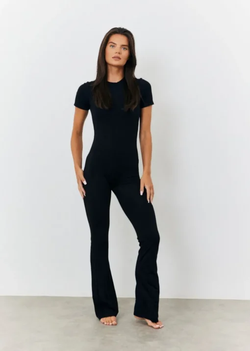 In The Style Black Jumpsuit