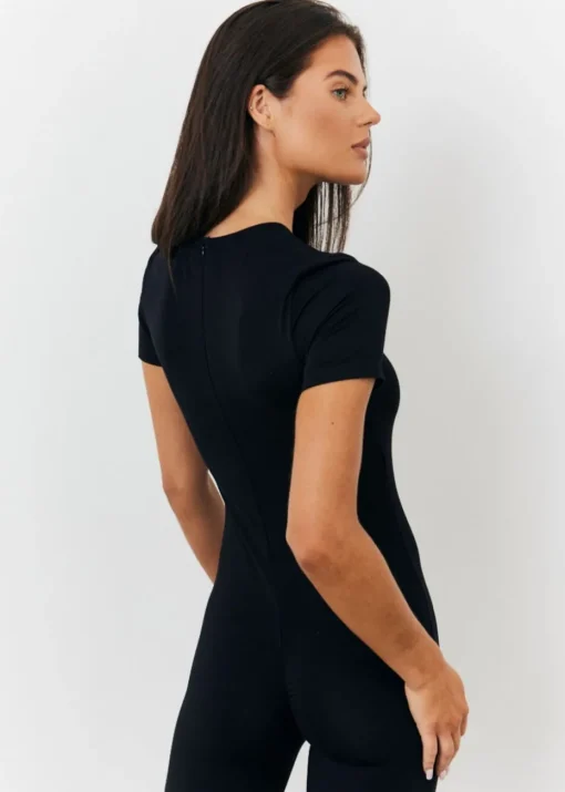 In The Style Black Jumpsuit