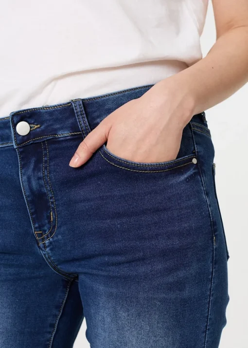 Izabel London Denim Denim Straight Fit High Waist Jeans