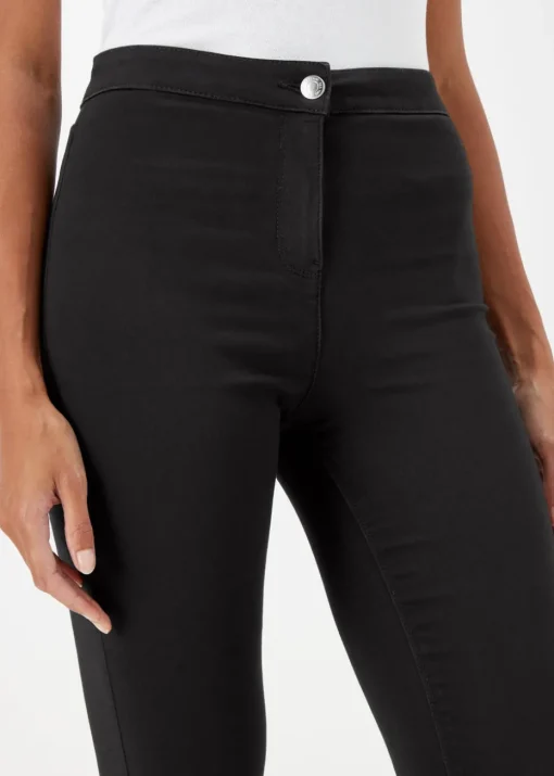 Jessie Black High Waisted Skinny Jeans (Long Length)