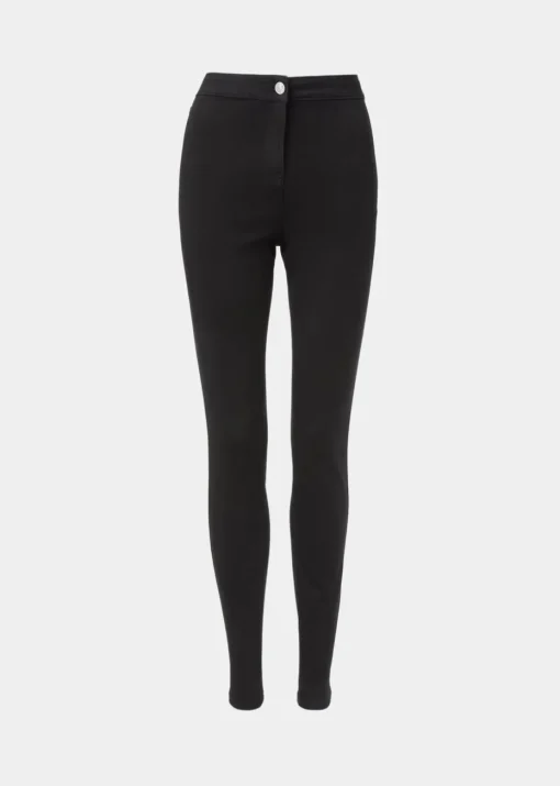 Jessie Black High Waisted Skinny Jeans (Long Length)