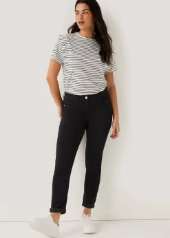 Jolie Black Relaxed Skinny Jeans