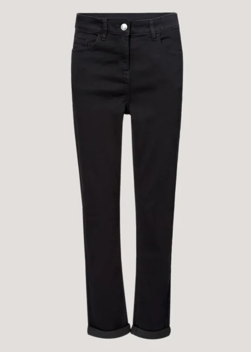 Jolie Black Relaxed Skinny Jeans