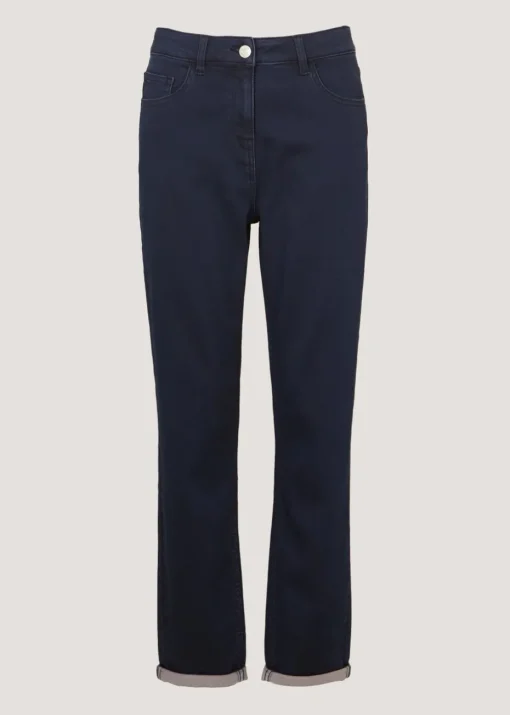 Jolie Dark Wash Relaxed Skinny Jeans