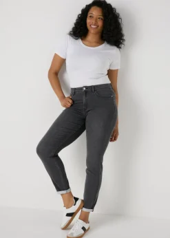 Jolie Grey Relaxed Skinny Jeans