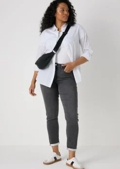 Jolie Grey Relaxed Skinny Jeans