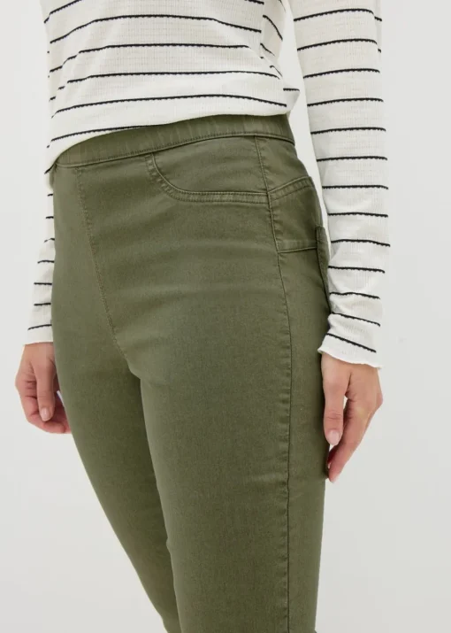 Khaki Rosie Jeggings
