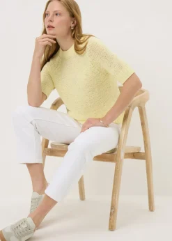 Lemon Knitted Short Sleeve T-Shirt