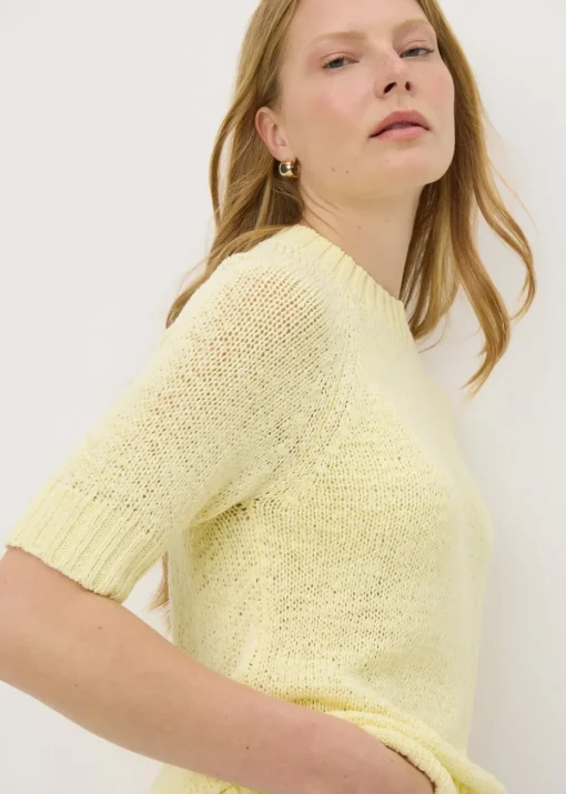Lemon Knitted Short Sleeve T-Shirt