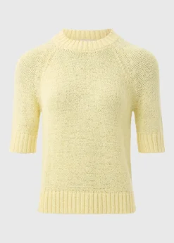 Lemon Knitted Short Sleeve T-Shirt