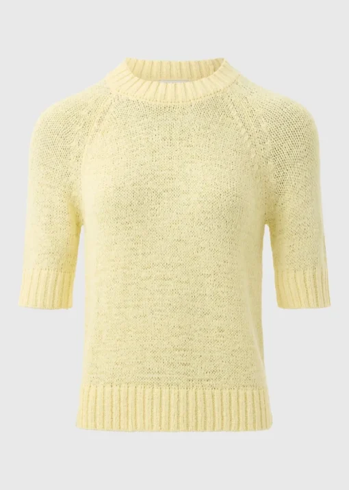 Lemon Knitted Short Sleeve T-Shirt