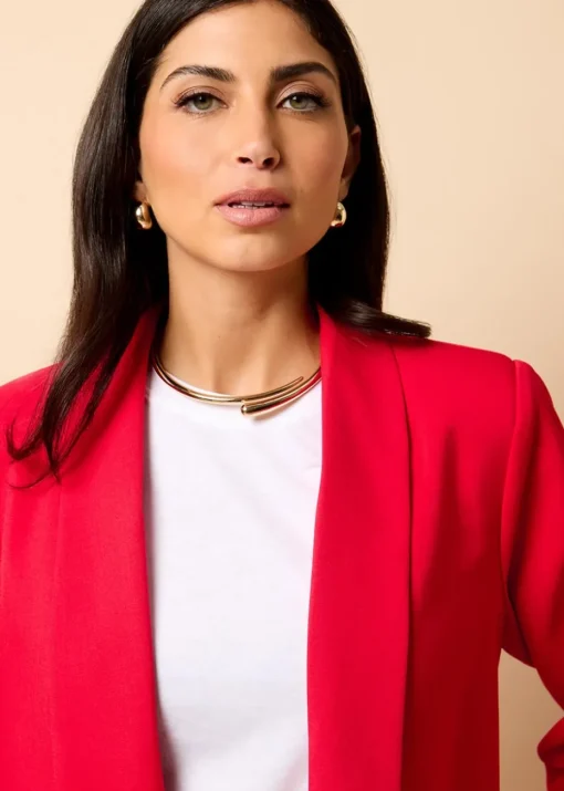 Little Mistress Red Co-Ord Blazer By Vicky Pattison