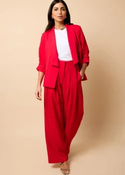 Little Mistress Red Co-Ord Blazer By Vicky Pattison