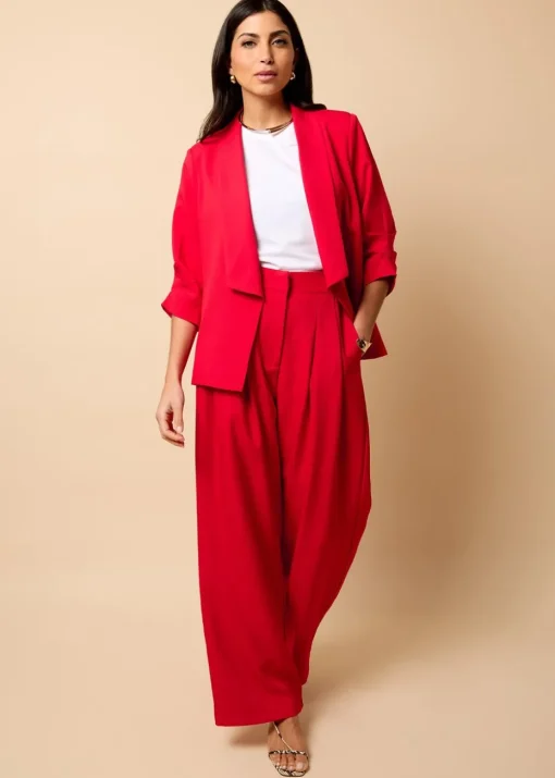 Little Mistress Red Co-Ord Blazer By Vicky Pattison