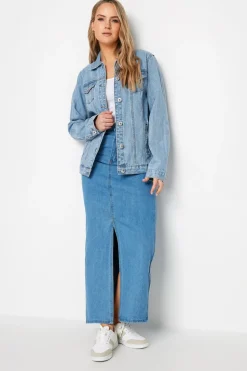 Long Tall Sally Blue Mid Wash Denim Jacket