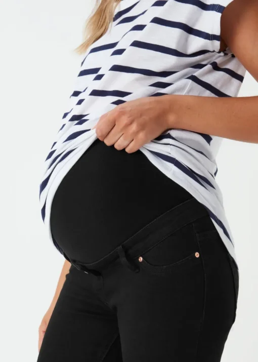 Maternity April Black Over The Bump Skinny Jeans