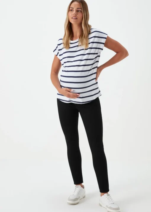 Maternity April Black Over The Bump Skinny Jeans
