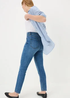 Mid Wash April Skinny Jeans