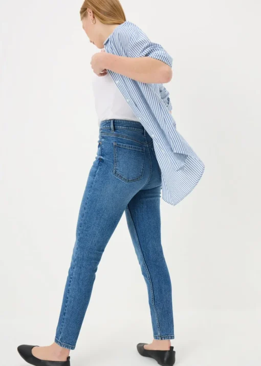 Mid Wash April Skinny Jeans