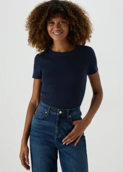 Navy Fitted T-Shirt