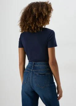 Navy Fitted T-Shirt