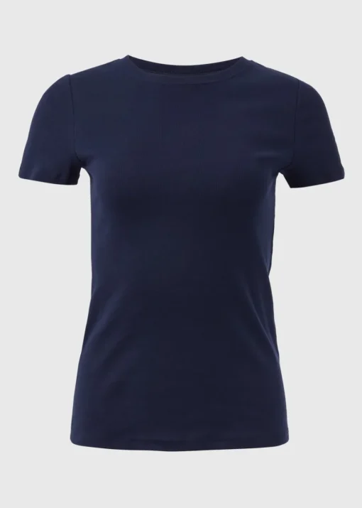 Navy Fitted T-Shirt