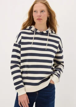 Navy Stripe Hoodie