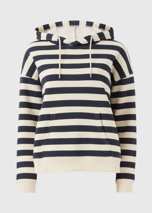 Navy Stripe Hoodie