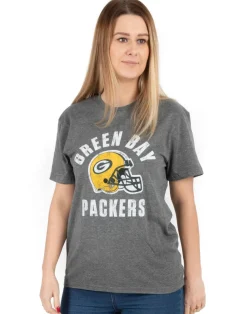 NFL Grey Green Bay Packers Short Sleeved T-Shirt