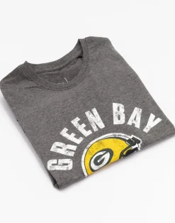 NFL Grey Green Bay Packers Short Sleeved T-Shirt