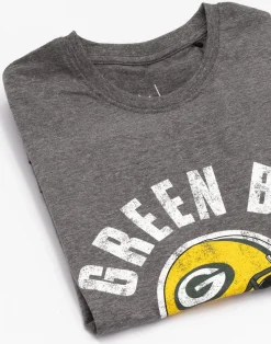 NFL Grey Green Bay Packers Short Sleeved T-Shirt