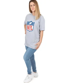 NFL Grey Shield Logo Short Sleeved T-Shirt