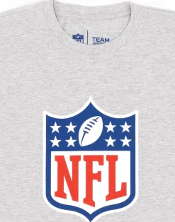 NFL Grey Shield Logo Short Sleeved T-Shirt