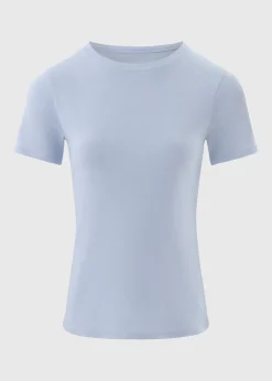 Pale Blue Fitted T-Shirt