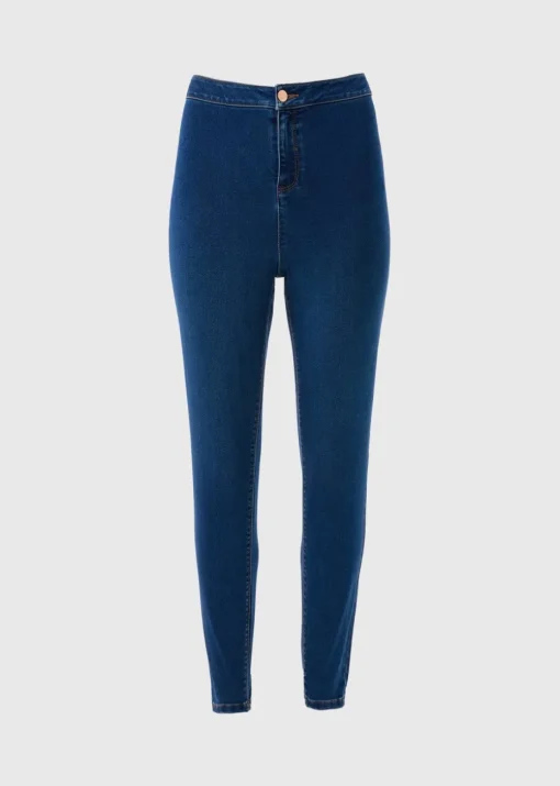 Papaya Petite Dark Wash High Waisted Jeans
