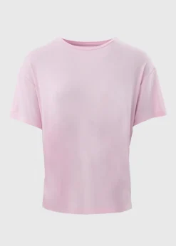 Pink Crew Neck Relaxed T-Shirt
