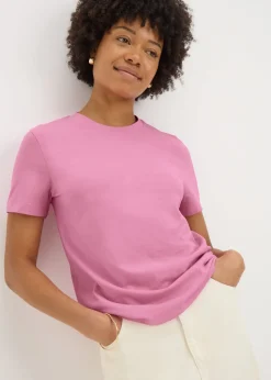 Pink Crew Neck T-Shirt