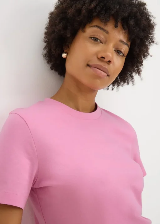 Pink Crew Neck T-Shirt