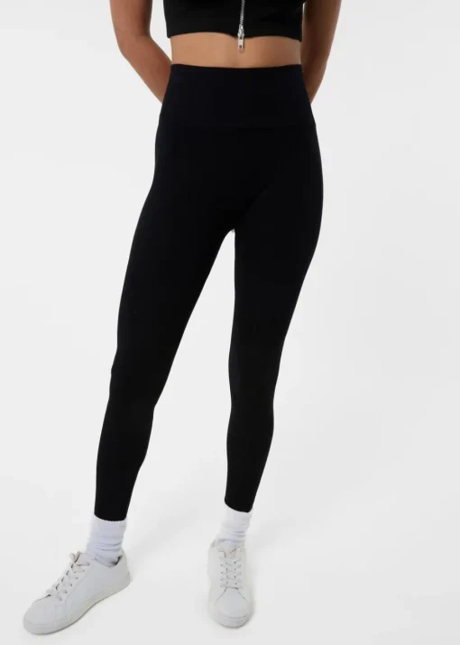 Pink Vanilla Black Active Rib Leggings