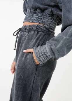 Pink Vanilla Black Wash Wide Leg Trousers
